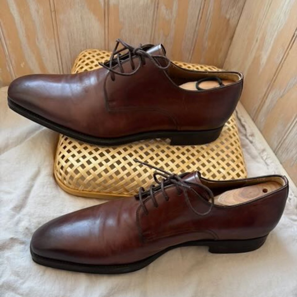 Magnanni premium leather Oxford dress shoes - Picture 2 of 4